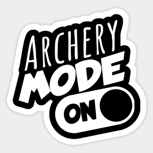 Archery mode on Sticker